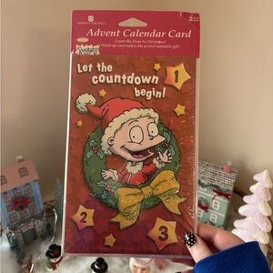 Rugrats American Greetings advent calendar card vintage 2001 new in plastic
